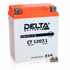 Аккумулятор мото CT1207.1 7A/h (YTX7L-BS)